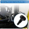 30mm Car Steering Wheel Knob Door Handle Vehicle Steering Wheel Rotator Ball for SUV Pickup Trucks Semi-Trailers Vans Boats Black 1 Pc