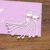 Temperament Tassel Earrings Women'S Korean Simple Round Earrings