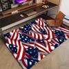 American Flag Polyester Carpet, Soft Indoor Mat for Office Chair, Living Room, Computer Desk - Decorative Home Office Rug Design