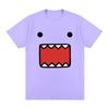 T-shirt Grafiche Viso Bambola Domo Kun Unisex Donna Cotone Casual Magliette Girocollo Manica Corta T-shirt Oversize Harajuku Streetwear