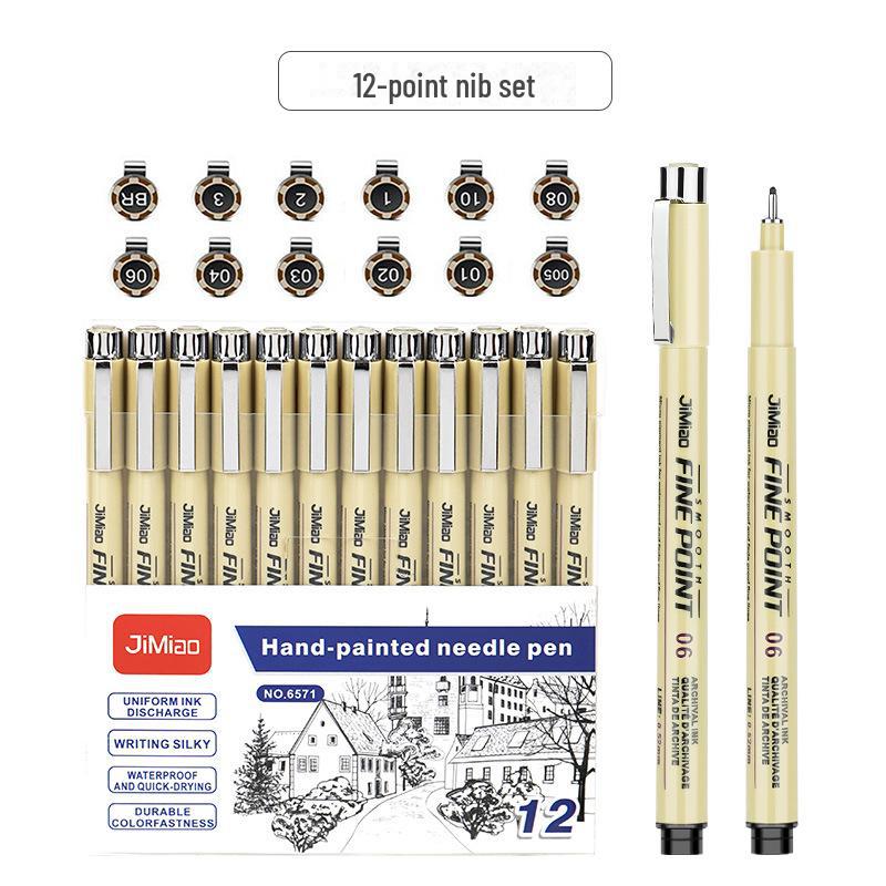 Sakura Style Waterproof Hook Pen for Comic and Sketch Art