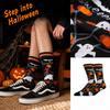 Mid-Calf Socks Halloween Pattern Warm Breathable for Fall Winter
