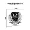 2025 Hot Car Window Badge Emblem for Mazda 2 3 5 6 Axela Atenza Protege Speed CX5 CX7 RX7 MX3 Trunk Side Stickers Styling Access