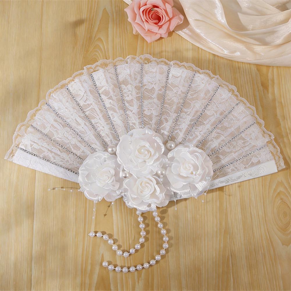 Ein Hochzeitsdekorationsfächer, Schneewittchen Kunstblumen Dekoration Hochzeitsbedarf, geeignet für Brautengagement und Hochzeitszeit,