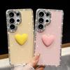 Korean Flash Diamond Samsung S11Ultra Mobile Phone Case Apple 11Promax Color Big Love Protective Case