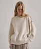 ARTID Line Color Block Oversized Pullover Knit_Ivory