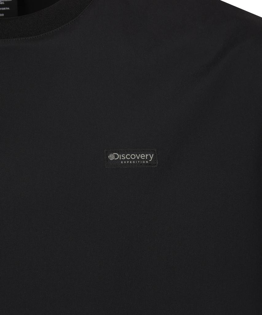 DISCOVERY EXPEDITION Uni Freshvent Essential Woven Short Sleeve T-Shirt (Black)