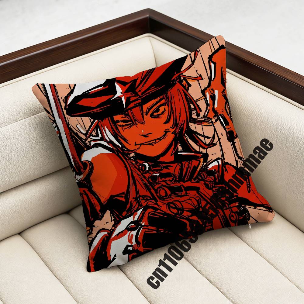 For D-Damon Albarn G-Gorillaz Throw Pillow Case Sham 45X45Cm 35X35Cm Square Home Pillowcase Cushion Cover