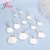 10 perechi/Lot 10/12/14/18/20/25mm Setare Cercei Cabochon Bază Cercei Gol Tavă Monturi Cameo Pentru Accesorii de Bijuterii