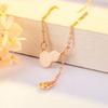 Xiaohongshu Autumn And Winter Fringed Gourd Fritillary Necklace Pendant Simple Temperament Design Light Luxury Premium Collarbone Chain