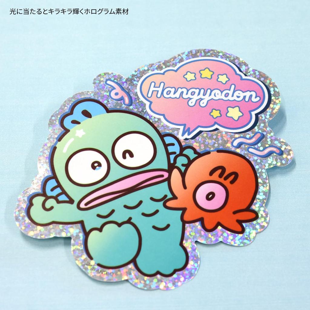 Gourmandies Sanrio Characters Mobile Sticker Hangyodon SANG-483HG