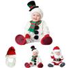 Christmas Kids Snowman Velvet Cosplay Costume Soft Comfortable Gift Idea