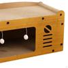 Cat House for Indoor Cats Lounge Easy to Assemble Claw Grinding Wall and Couch Protection