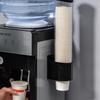 Disposable Paper Cup Holder Wall Mounted No Drill Cup Dispenser Plastic Dustproof Home Cup Stand
