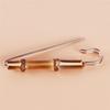 Natural Bamboo Pin Vintage Graceful Brooch Cardigan Suit Safety Pins U Shape Buckle For Women Men Jewelry Decorate