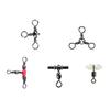 Steel Fishing Line Fasteners, 110 Assorted Rotating Tackle Attachments for Joining Line with Multiple Fishing Accessories During Assembly