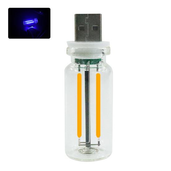 

Night Light Multi-Color Lighting with Touch Dimming USB Powered Portable Retro Filament Design Soft LED Light for Bedroom Desktop синій