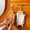 Niedliches Katzenförmiges Hänge-Saugfähiges Handtuch - Küche & Badezimmer, Korallenfleece, Zeitlich begrenztes Angebot