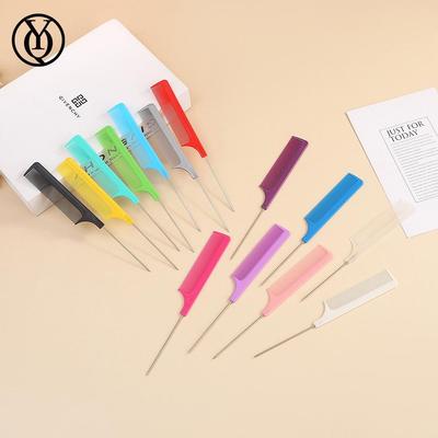 Professioneller Stahlnadel-Stielkamm für Salon-Dauerwelle und Färben