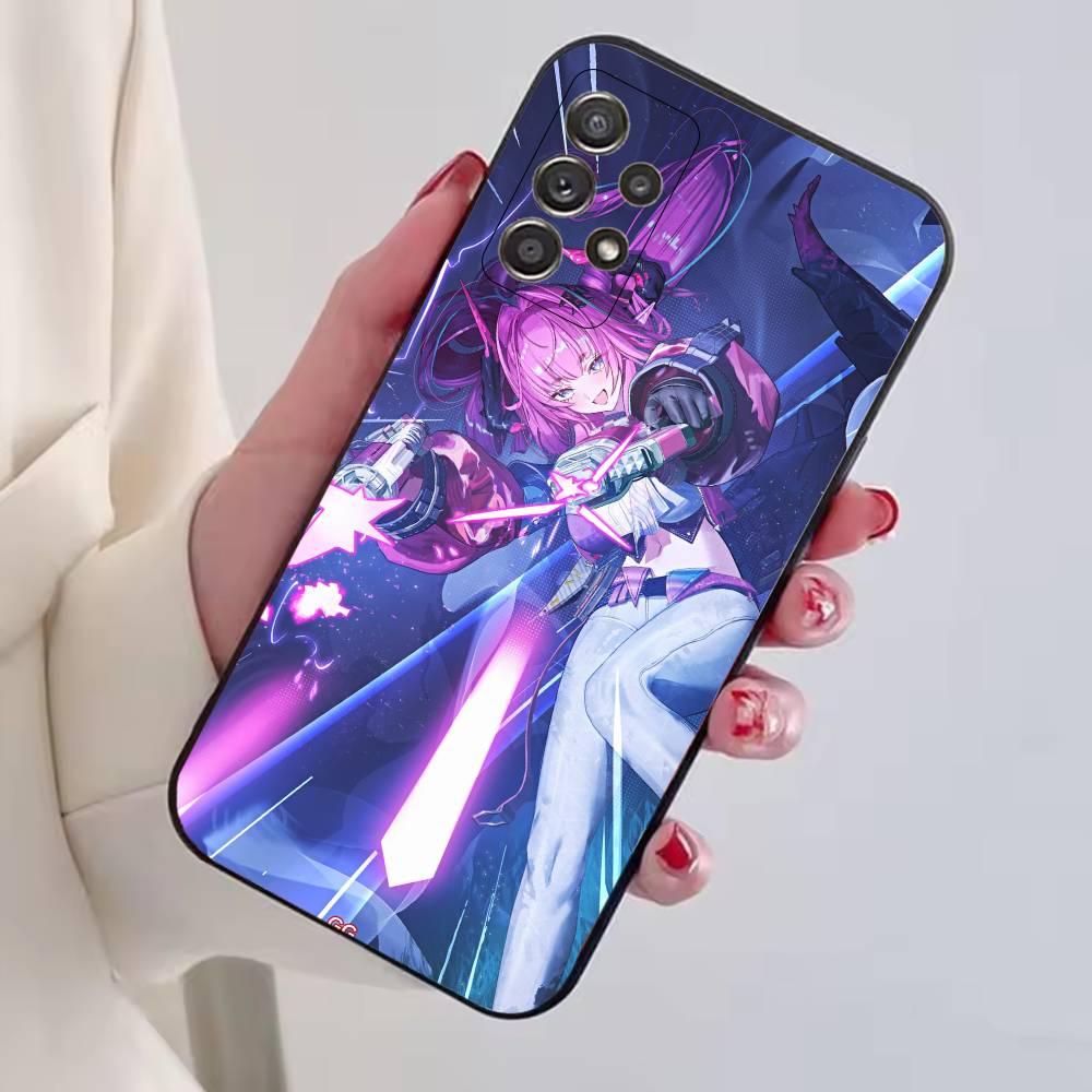 Game A-Arknights Endfield Phone Case Black Silicone Soft For Samsung S25,S24,S21,S22,S23,S30,Ultra,S20,Plus,Fe,Lite
