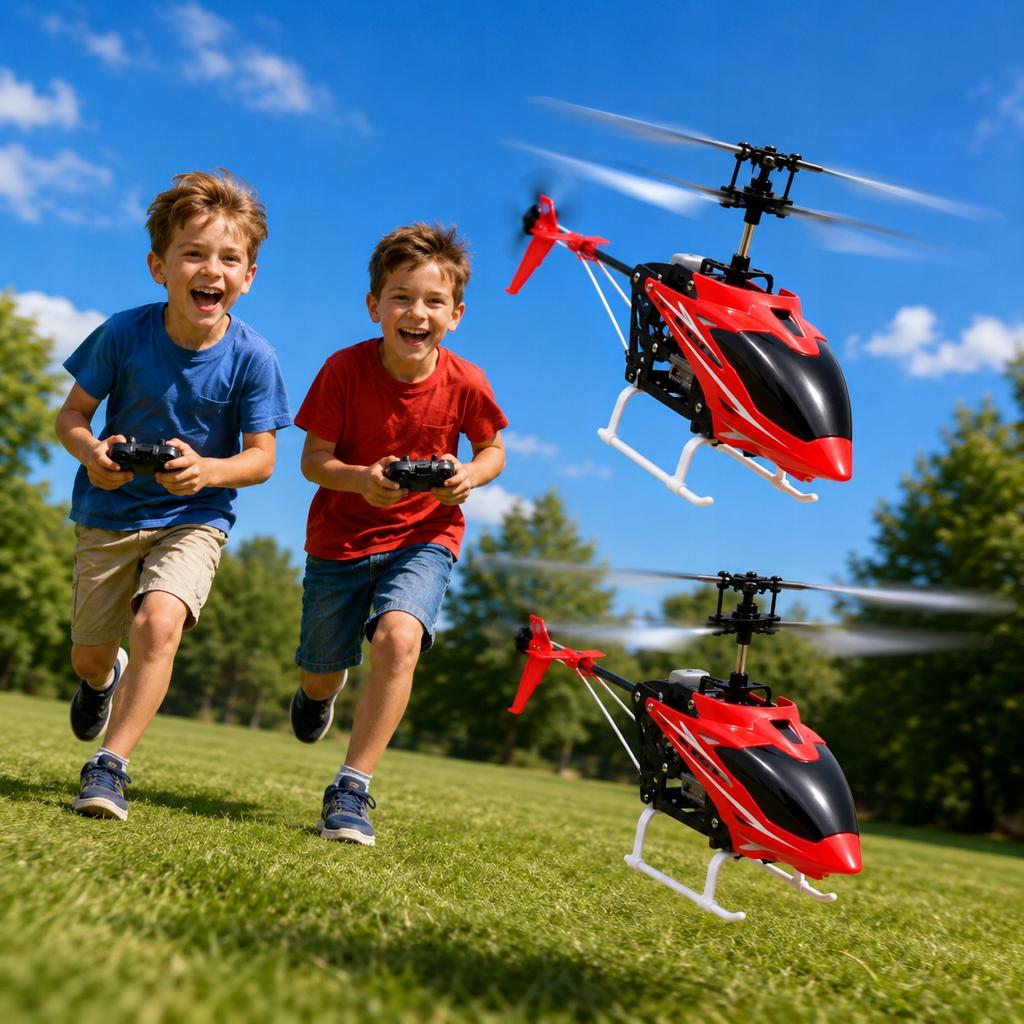 [PACZB] Remote-controlled helicopter red Z3440