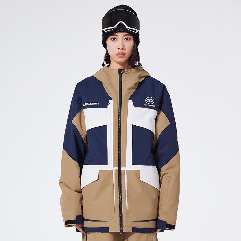 

Unisex Windproof Water-Repellent Ski Jacket - Warm & Thickened Snowboard Suit S