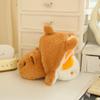 Flip Capybara Plush Toy Double-side Kawaii Animals Cat Plush Doll 2-in-1 Flip Change Cat Capibara Soft Pillows Birthday Gift
