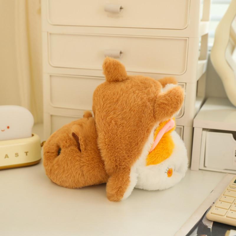 Flip Capybara Plush Toy Double-side Kawaii Animals Cat Plush Doll 2-in-1 Flip Change Cat Capibara Soft Pillows Birthday Gift