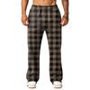 Men's Wide Leg Jogger Pants with Pockets - Printed Casual Athletic Sweatpants for Daily Wear