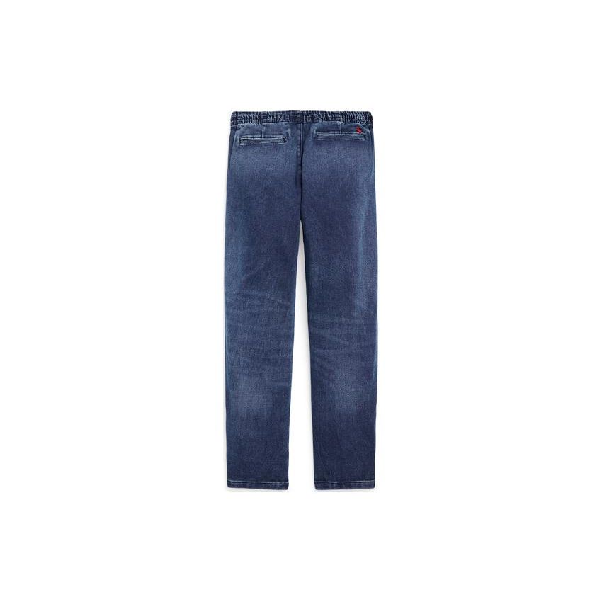 Polo Ralph Lauren Denim Pants FW22 Washed Distressed Casual Straight Kids Bottoms Blue CWPODNMY7620029-400