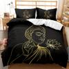 Handdraw Budha 3D Art Duvet Cover Set King Queen Double Full Twin Single Size Bed linen set