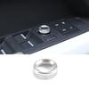 Fit For Defender 110 - Silver Aluminum Side Door Mirror Adjust Knob Ring