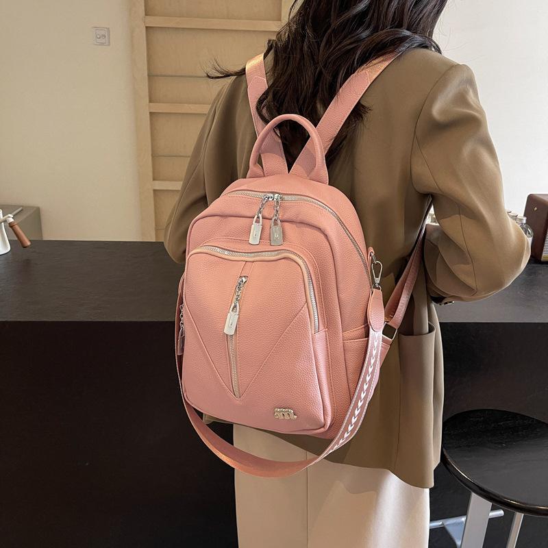 Backpack Women's Shoulder Bag New Casual Versatile Fashion Premium Casual Work Shoulder Bag