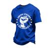 Men's Loose Fit Casual Short Sleeve T Shirt Labor Day Printed Graphic Tee Crew Neck Comfortable Cotton Blend Shirt for Everyday Wear