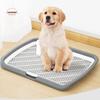 Splash-Proof Dog Training Toilet Removable Net Mesh Pet Pee Pad Holder Plastic Open Top Dog Potty Toilet Training