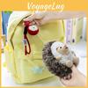 Cute Hedgehog Apple Cartoon Animal Plush Doll Pendant For Kids And Teen Backpack Accessories
