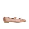 Zara Simple Comfortable Flat Mary Jane Shoes 1.5cm Women Shoes Rose-Red 2508610050