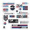 Hot Motorcycle Body Stickers For BMW E93 F10 F20 F30 F40 F15 F25 F26 F31 F49 F86 M3 M5 X3 x1 e46 M Film Vinyl Decals Reflective AY7