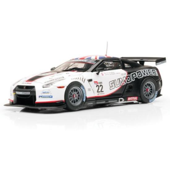 

MMP Ebro Scale Nissan GT1 2010 Sumo Power GT Finished Model 1/43 GT-R #22 White/Black белый