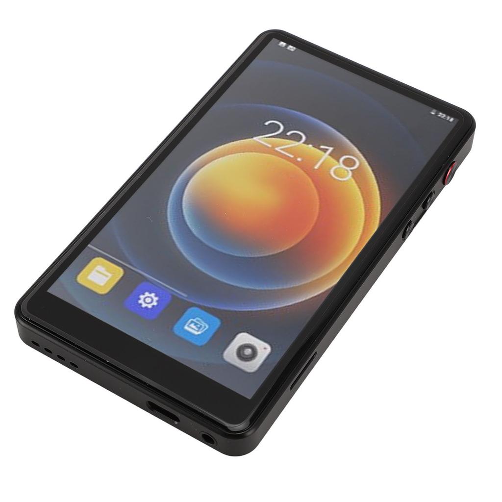 MP4 Player with 128GB Memory Card 5.2in Full Touch Screen High Definition MP4 Portable HiFi Digital 