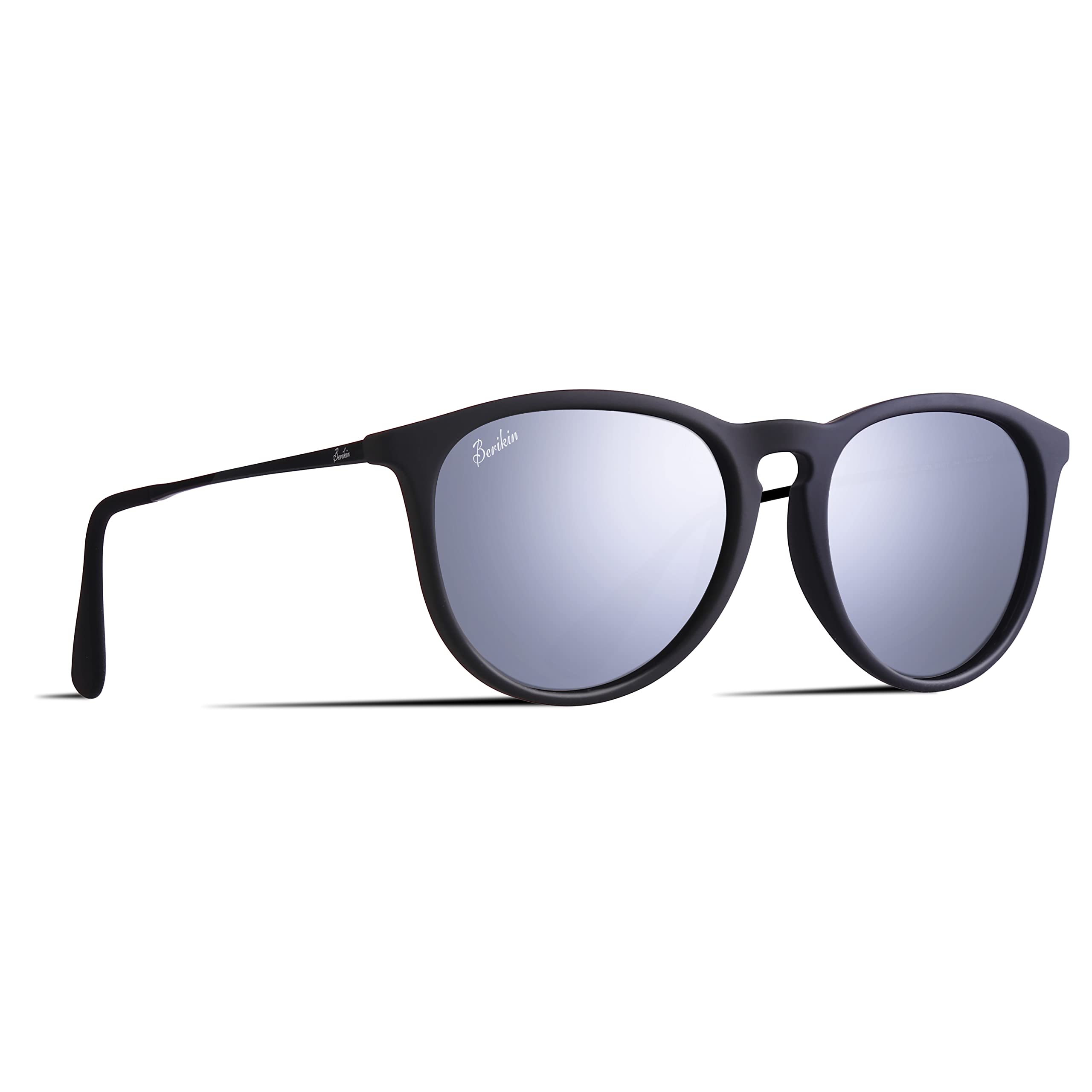 

Сонцезахисні окуляри Ultra Light Polarized UV400 UV Erica для чоловіків, жінки [Berikin], 19 г, лінзи, чоловічі, жіночі, захист, (Матове чорне/сріблясте дзеркало)