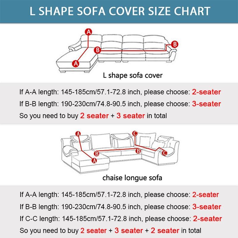 Elastischer Sofabezug für Wohnzimmer, bedruckter Sofabezug, L-förmiger Sofabezug, Möbelschutzbezug, Schlafzimmer, Heimdekoration, Couchbezug