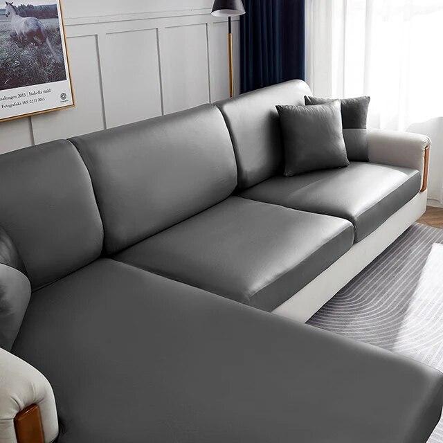 PU Leather Waterproof Sofa Seat Cushion Covers Sofa Covers Chair Slipcover for Seater Replacement Protector for Living Room