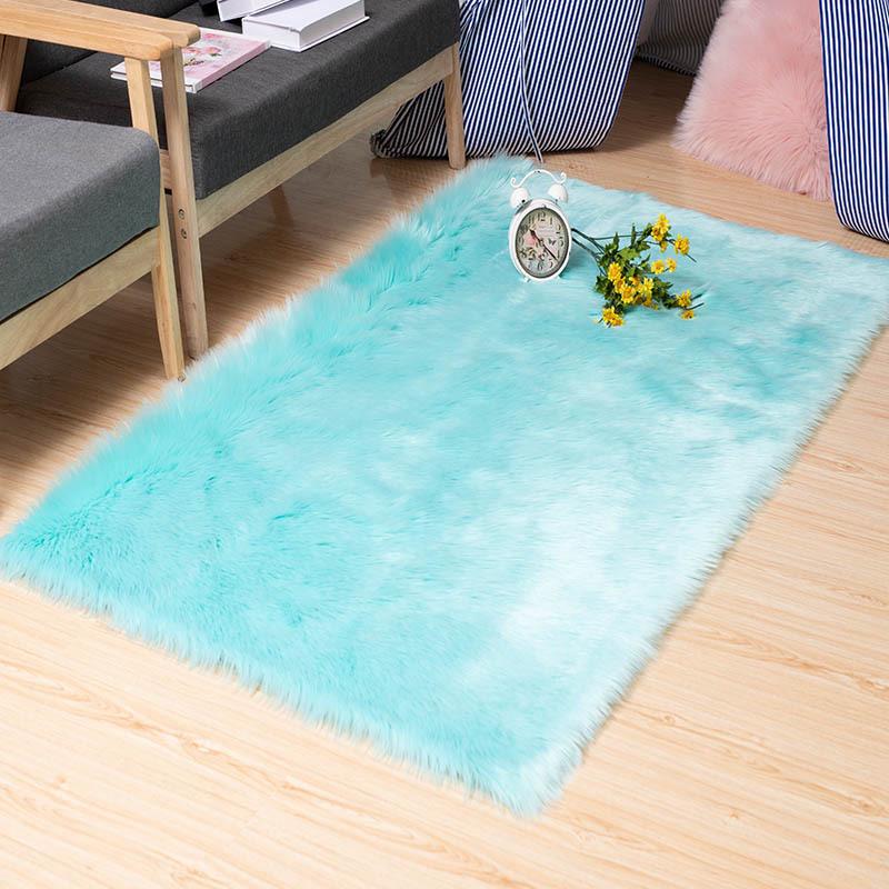 Australischer Langflor-Teppich - Rutschfeste Fußmatte für Wohnzimmer, Schlafzimmer oder Erker