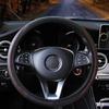 SEAMETAL 37-39CM Steering Wheel Cover Anti Slip Breathable Steering Cover Universal Microfiber Leather Steer Wheel Protector