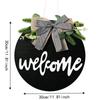 Sunflower Wooden Welcome Sign 30cm Wall Art Garlands Door Wreath  Porch Decor