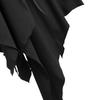 Damen Gothic Farbige Kapuzen-Schnürkleid mit asymmetrischem Schürzen Saum