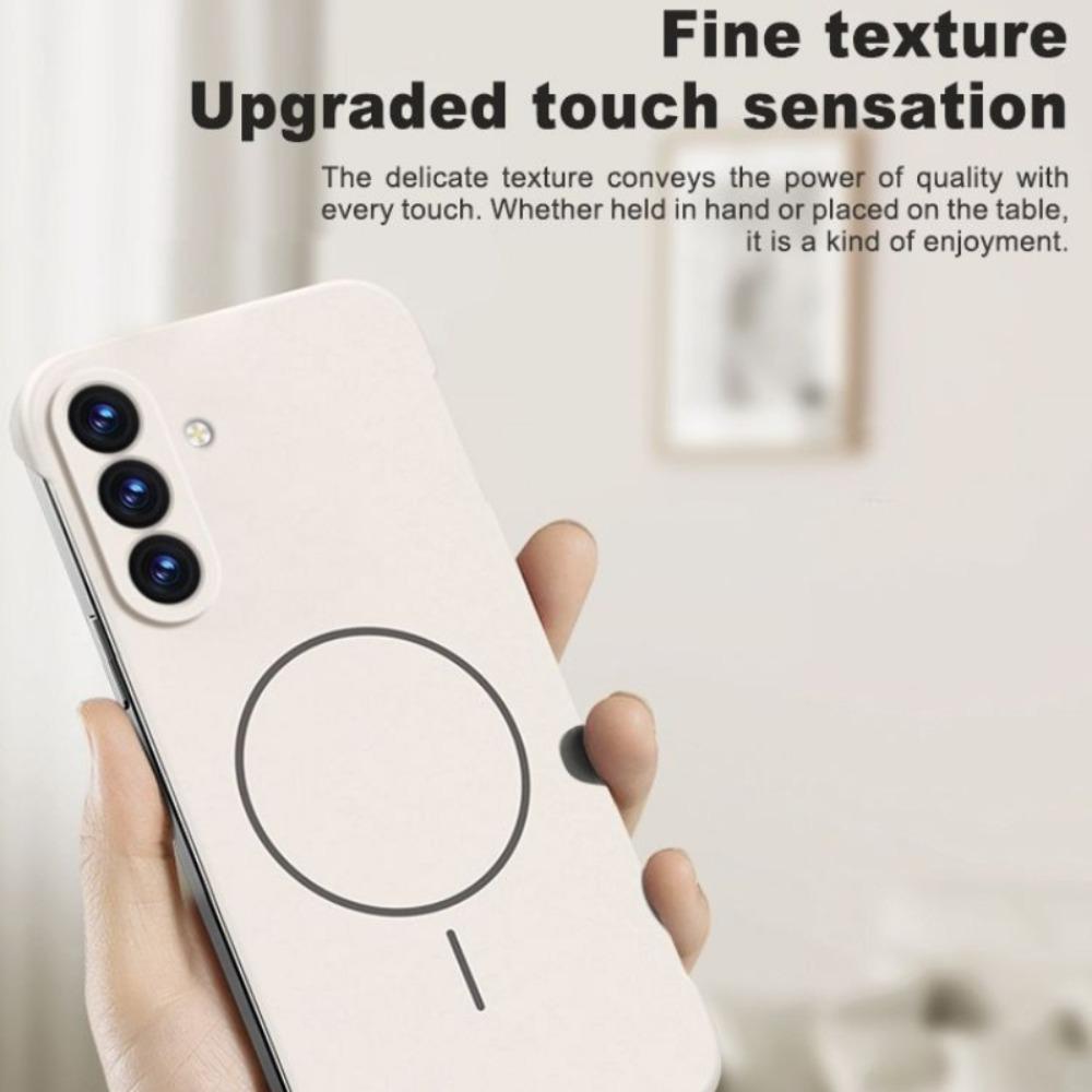 Original For Magsafe Ultrathin Framel Phone Case For Samsung A57 A37 A17 A56 A36 A26 A16 A55 A35 A15 A05 A54 A53 A34 Matte Cover