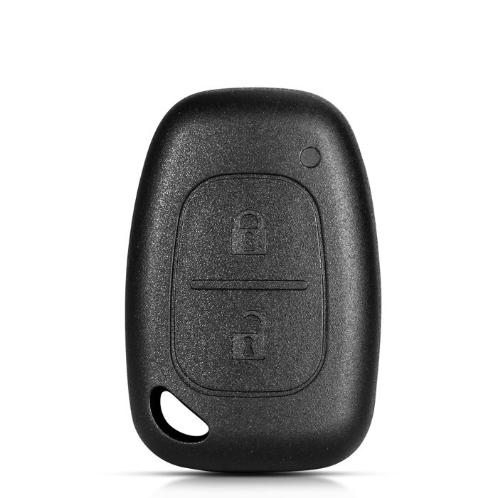 Coque de clé de voiture à distance sans lame, 2 boutons, Renault, Opel, SachFor, Nissan, Vivaro, Traffic, Primastar