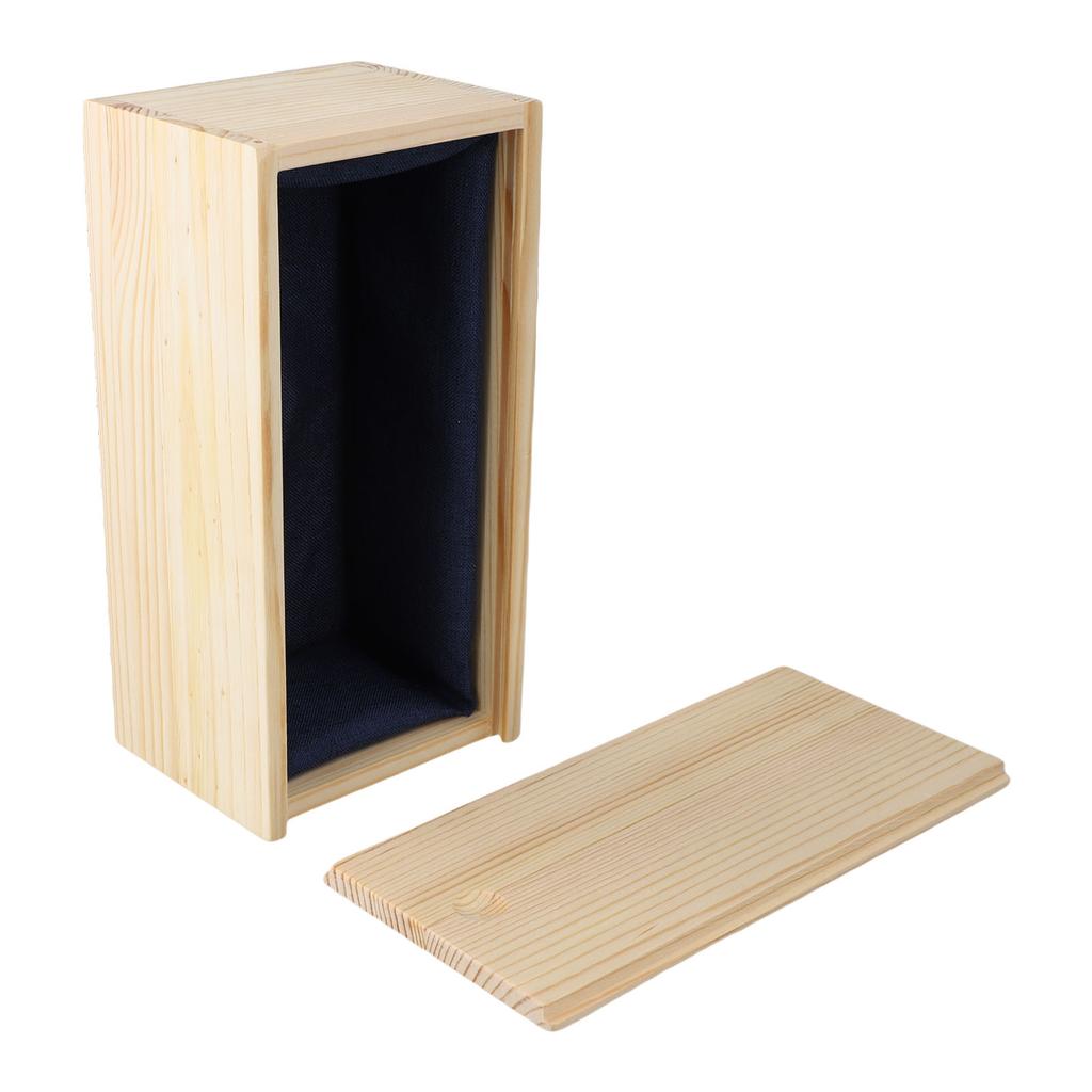 Pullout Wooden Box with Sliding Lid Great for Storing Treasures and Memories